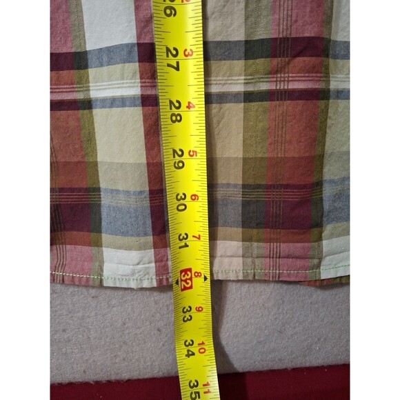 TOMMY BAHAMA Jeans Shirt Mens 2XL Island Crafted Modern Fit Plaid Casual Party - Picture 6 of 7
